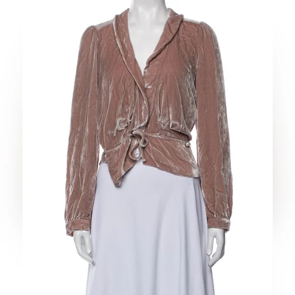 Reformation Festive Velvet Jacket - Picture 1 of 7